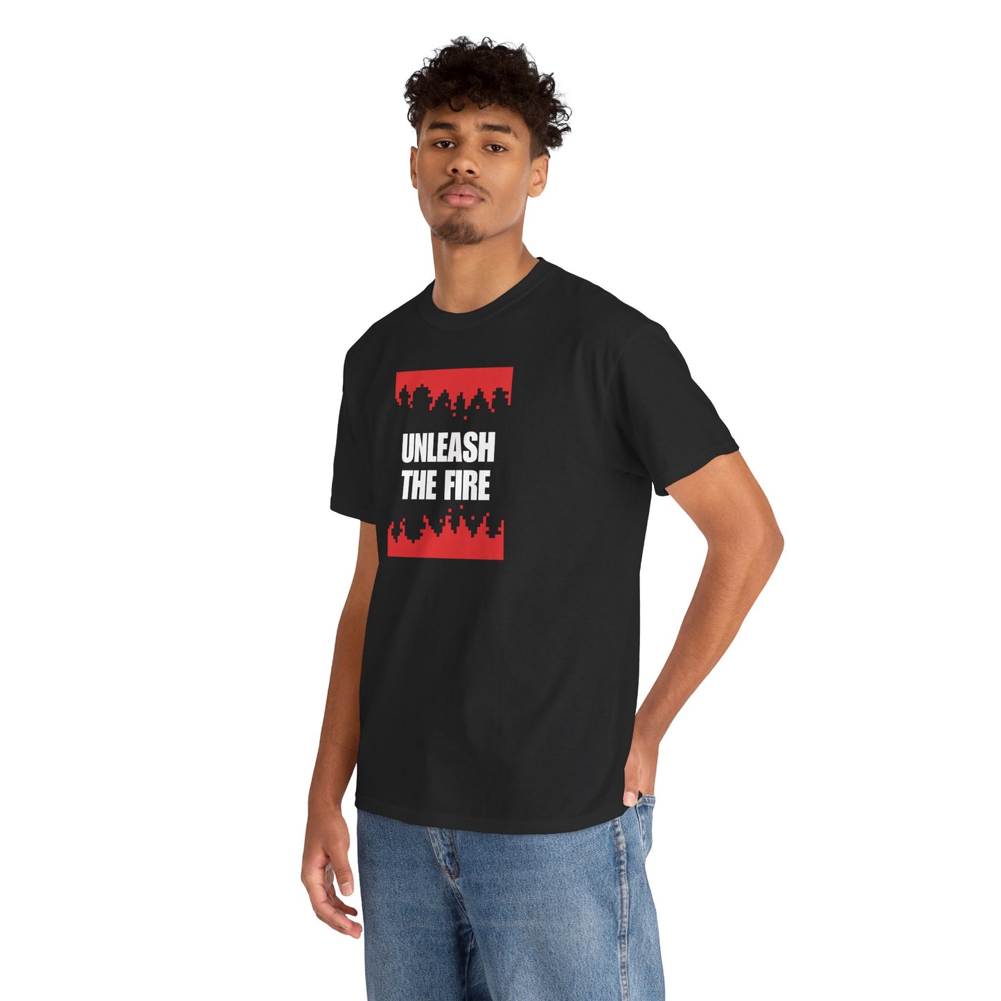 Unleash the Fire Heavy Cotton Tee