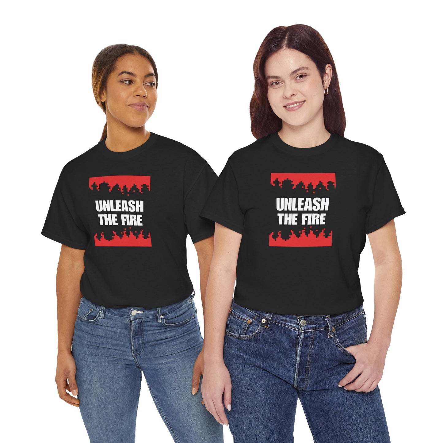 Unleash the Fire Heavy Cotton Tee