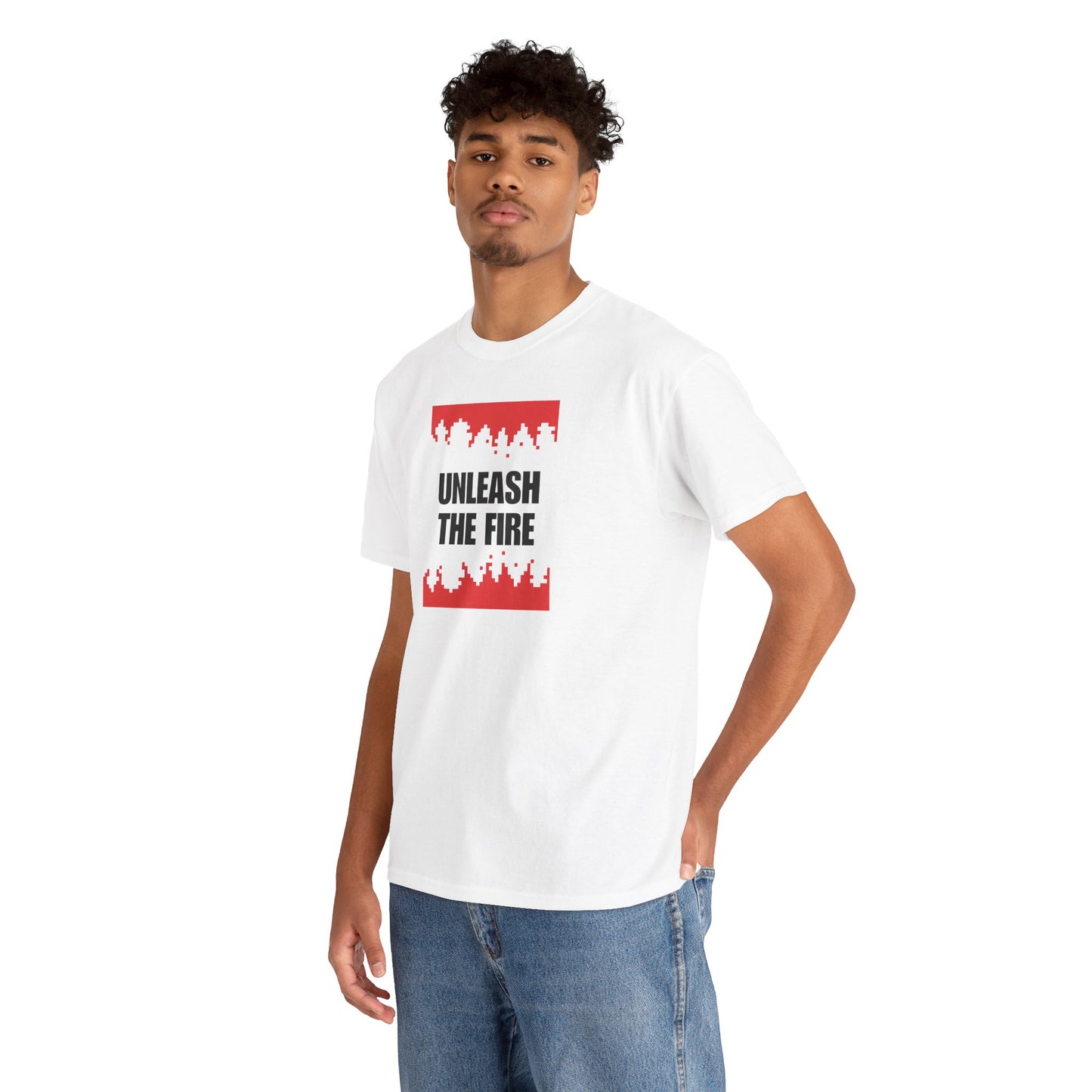 Unleash the Fire Heavy Cotton Tee