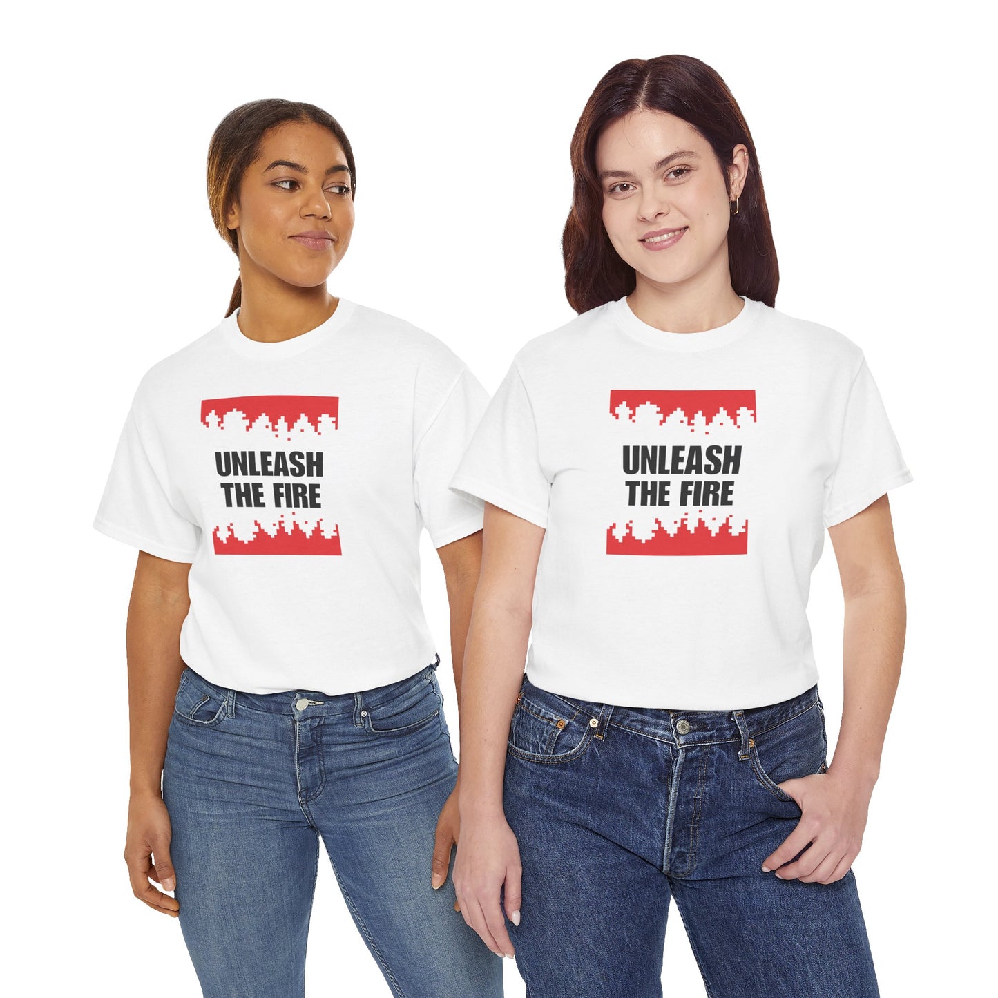 Unleash the Fire Heavy Cotton Tee
