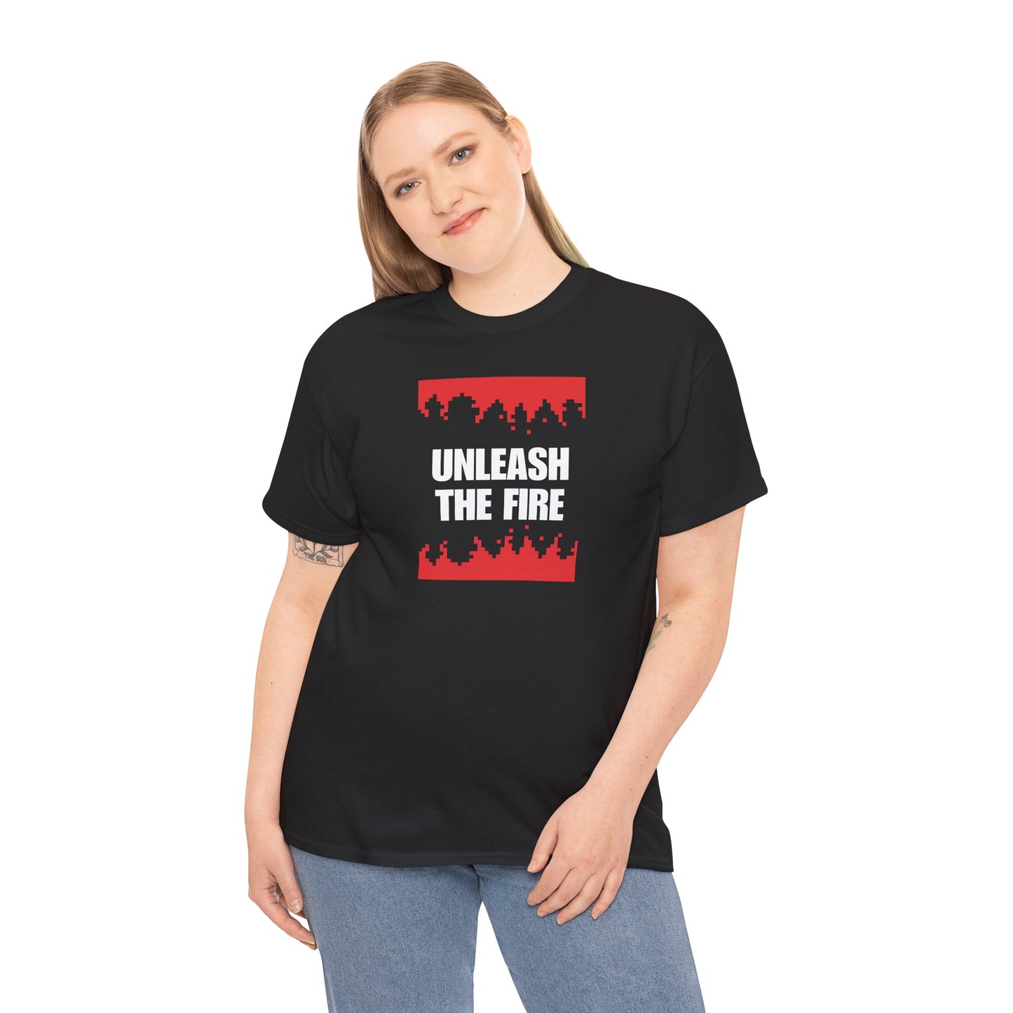 Unleash the Fire Heavy Cotton Tee