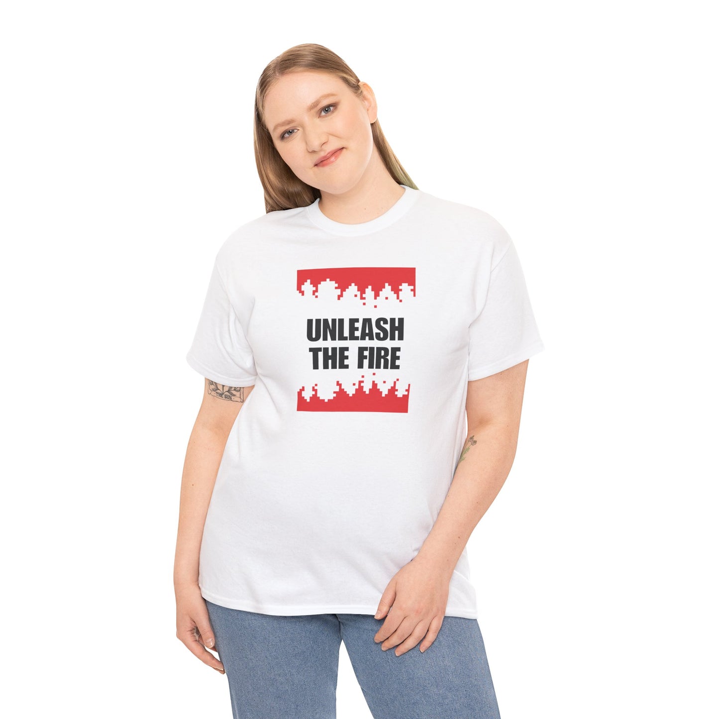 Unleash the Fire Heavy Cotton Tee