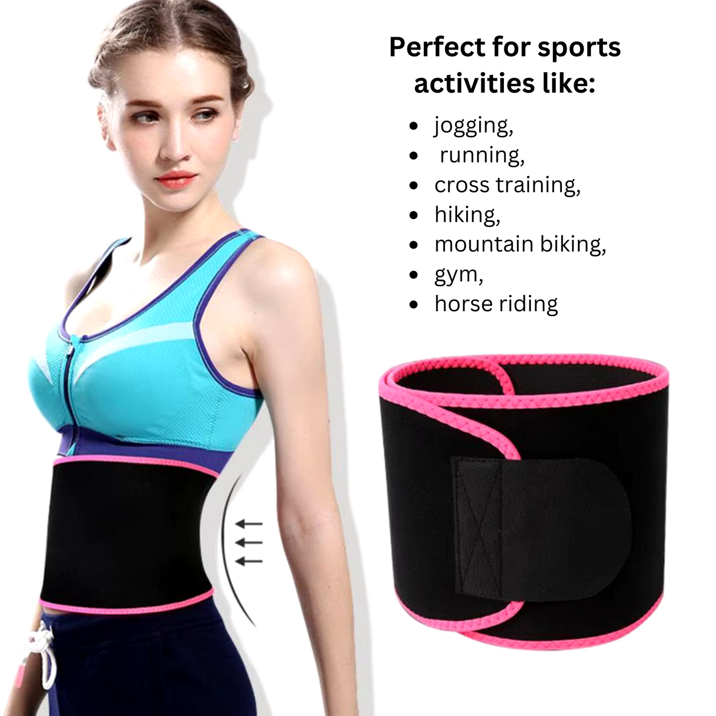 SlimFlex® Waist Sculptor Belt for Women | Weight Loss | Slimming | Sweat Belt | Waist Trimmer